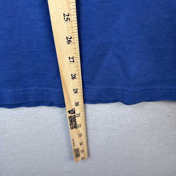 Duluth Trading Polo Shirt Mens L Blue Longtail T Long Sleeve Outdoors Workwear - Picture 7 of 12